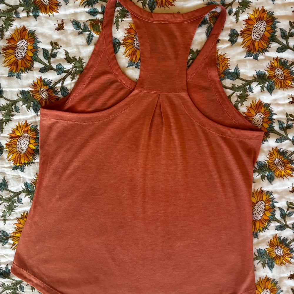 Patagonia Apricot Gathered Racerback Tank